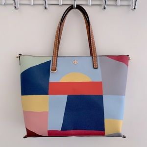 Tory Burch Kerrington Small Zip Tote
